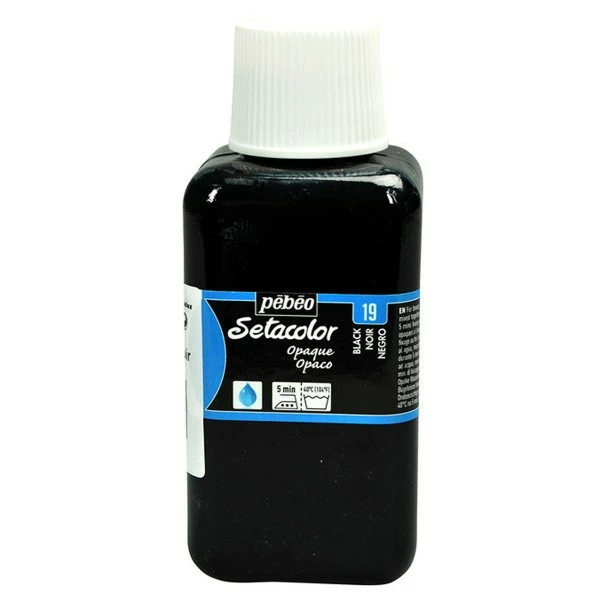 Pebeo Peinture Tissu Setacolor Pébéo - Opaque - Noir - 250 Ml 1 Pebeo Peinture Tissu Setacolor Pébéo - Opaque - Noir - 250 Ml
