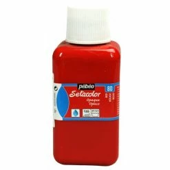 Pebeo Peinture Tissu Setacolor Pébéo - Opaque - Rouge - 250 Ml