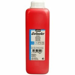 Pebeo Peinture Tissu Setacolor Pébéo - Tissus Clairs - Rouge Cardinal - 1 L