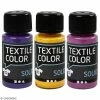 Creativ Company Peinture Tissu Textile Color Solid - Plusieurs Coloris - 50 Ml