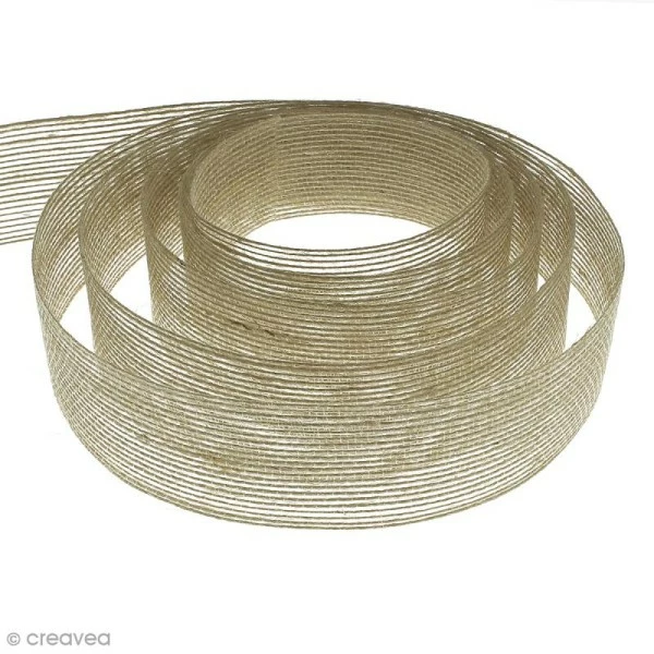 Creavea Ruban De Jute 40 Mm Beige - Au Mètre (sur Mesure) 1 Creavea Ruban De Jute 40 Mm Beige - Au Mètre (sur Mesure)