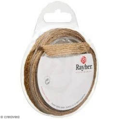 Rayher Ruban De Jute - Naturel - 1 Cm - 4 M